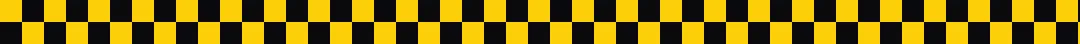 The yellow and ink chequer strip
