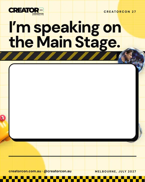 Frame, feed: Speaking on the Main Stage
