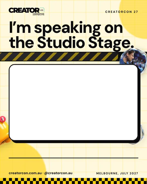 Frame, feed: Speaking on the Studio Stage