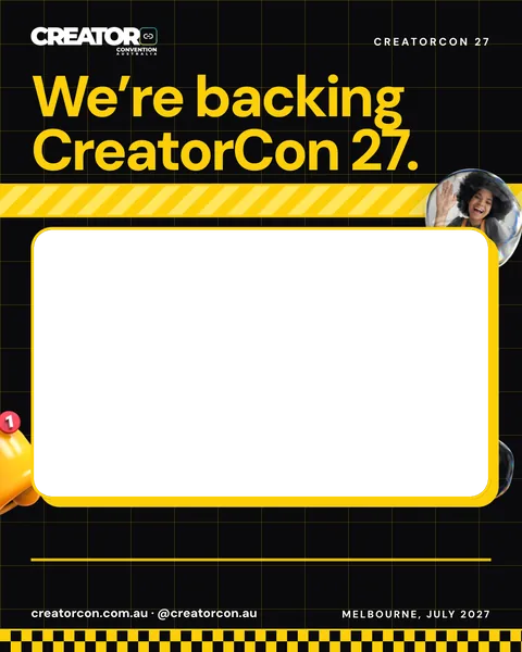 Frame, feed: Backing CreatorCon 27