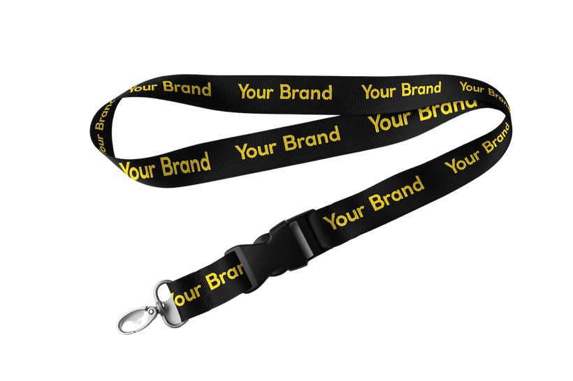 Branded lanyard